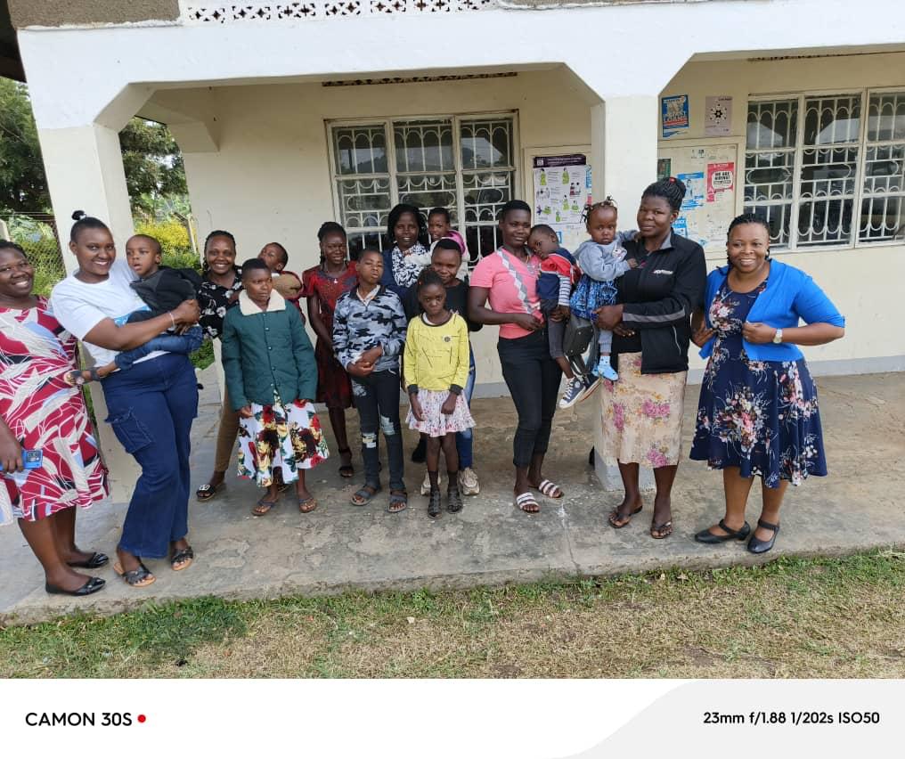 Community members gathered for education and health support